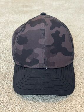 Men's Camouflage Baseball Cap - Black/Brown